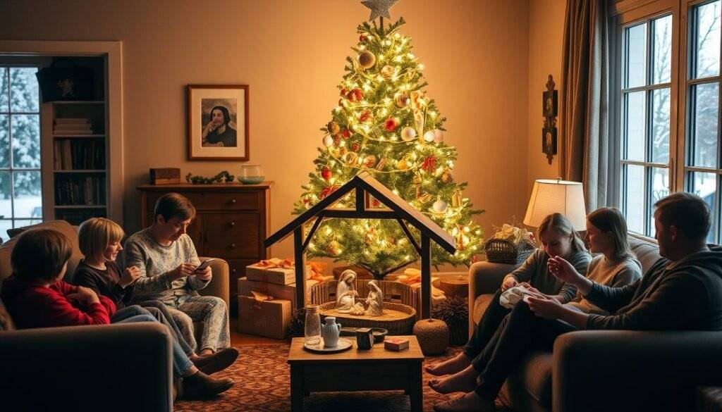 family traditions during Christmas