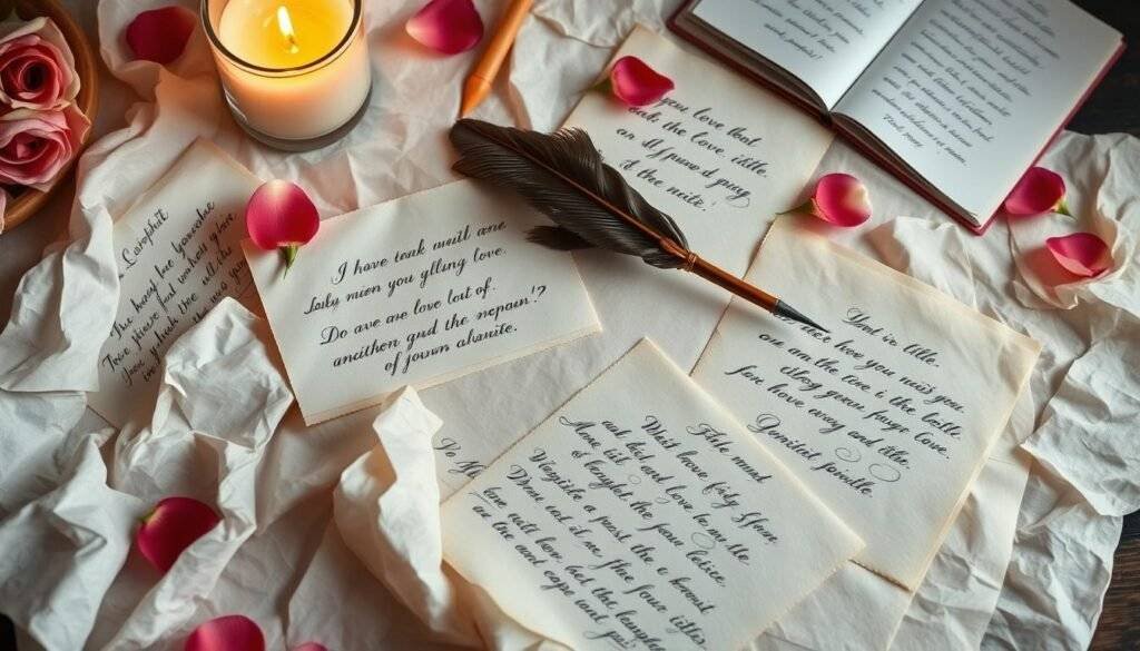 handwritten love notes