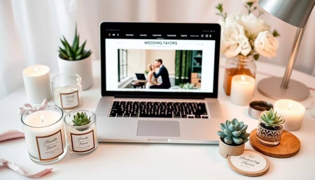 ordering wedding favors online tips